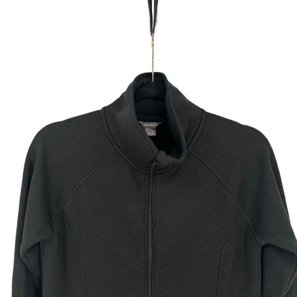 Eddie Bauer Full Zip High Neck Jacket Black Women’s Small - Picture 6 of 9